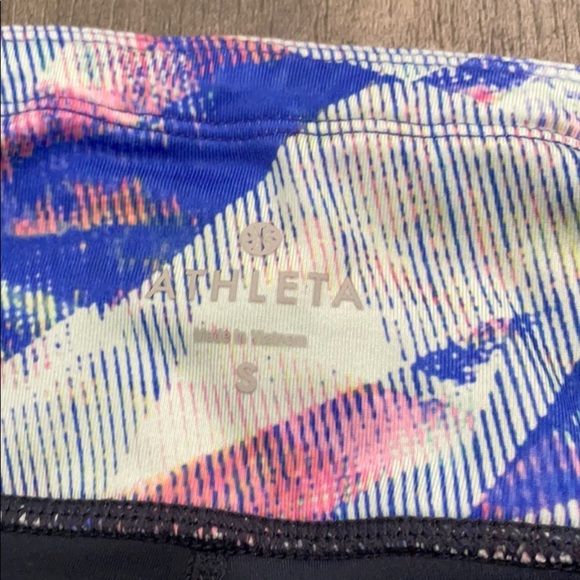 Athleta Navy Luminous Powder Peak Tight Leggings S - Picture 5 of 7